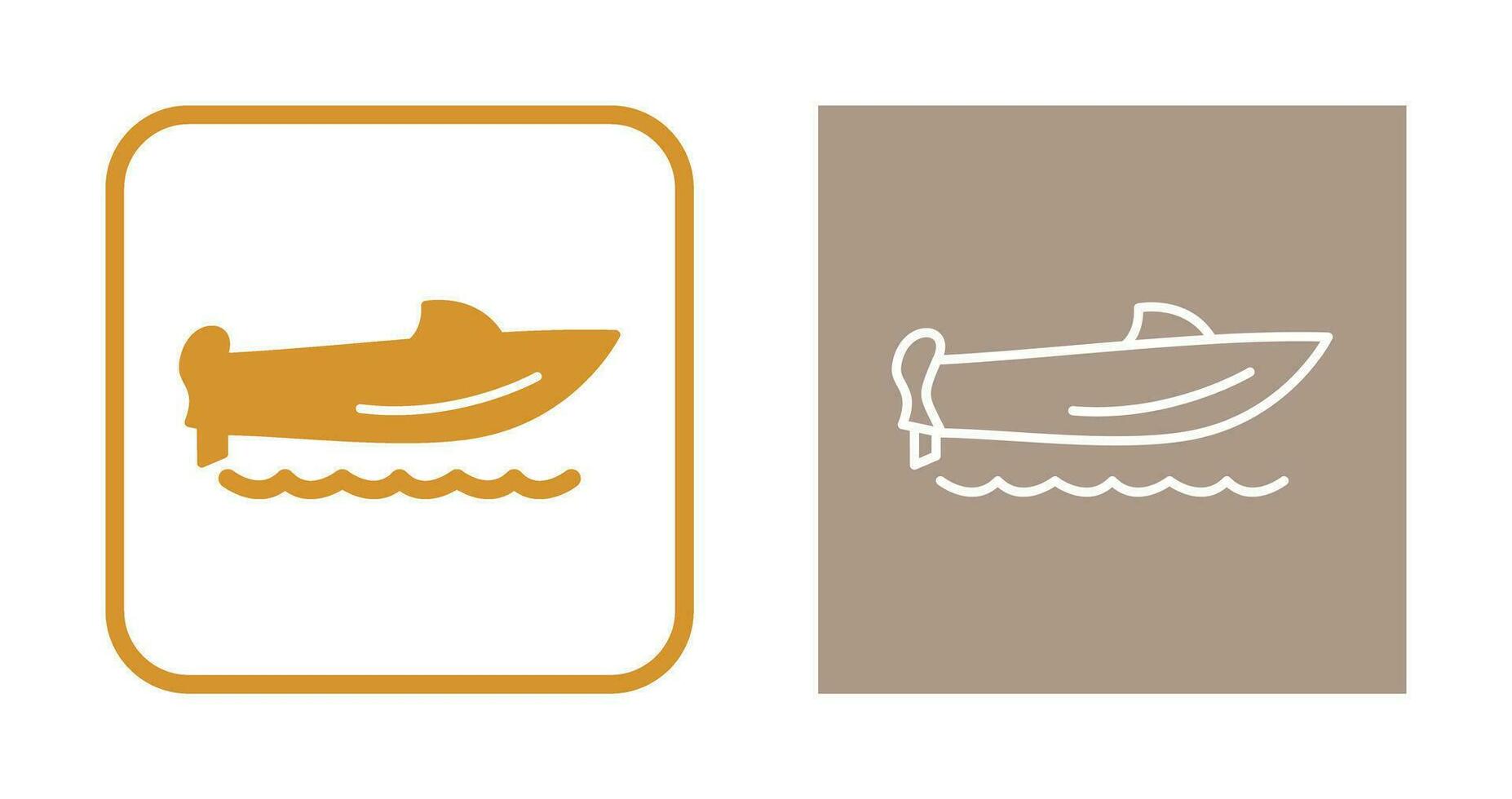 Speed Boat Vector Icon