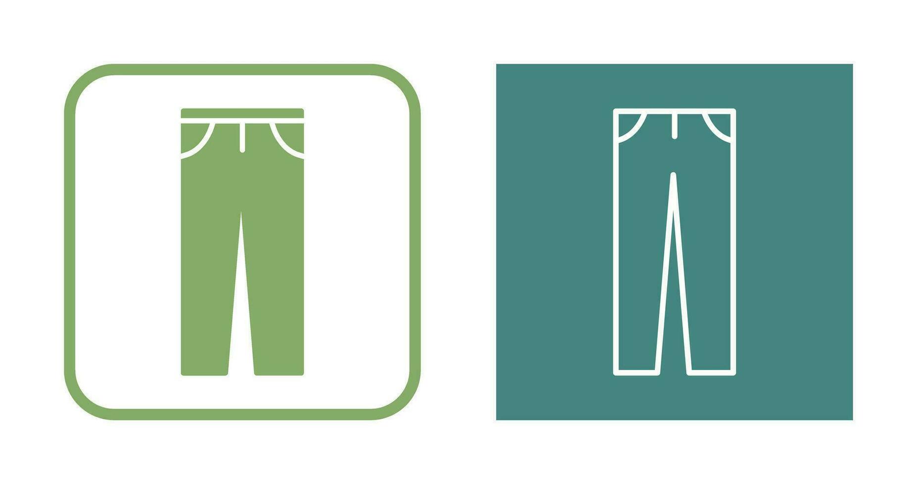 icono de vector de pantalones