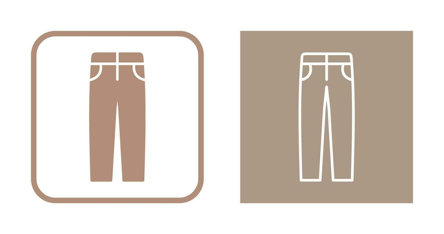 icono de vector de pantalones de hombre