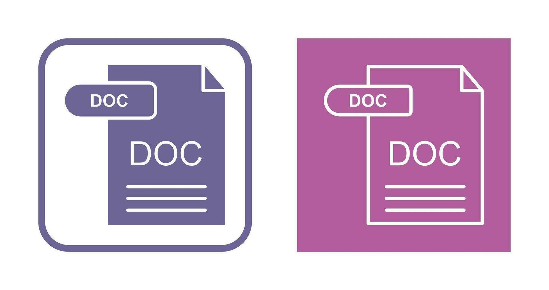 DOC Vector Icon
