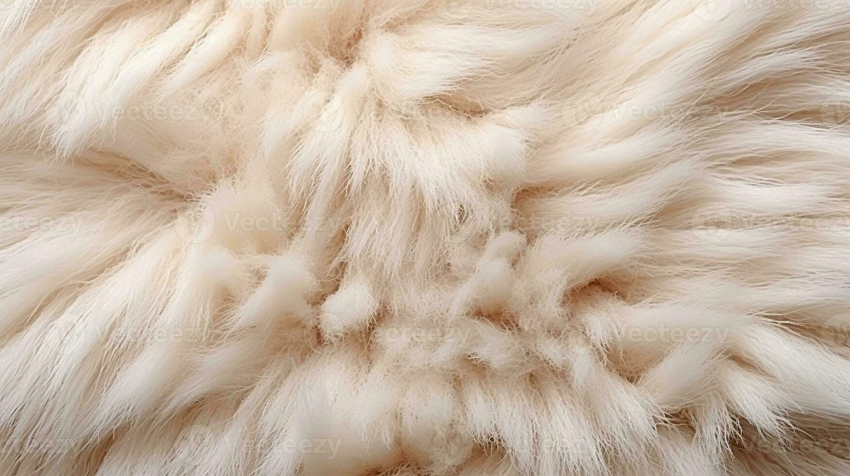 Soft wool texture, woolen fiber neutral beige, AI Generative photo