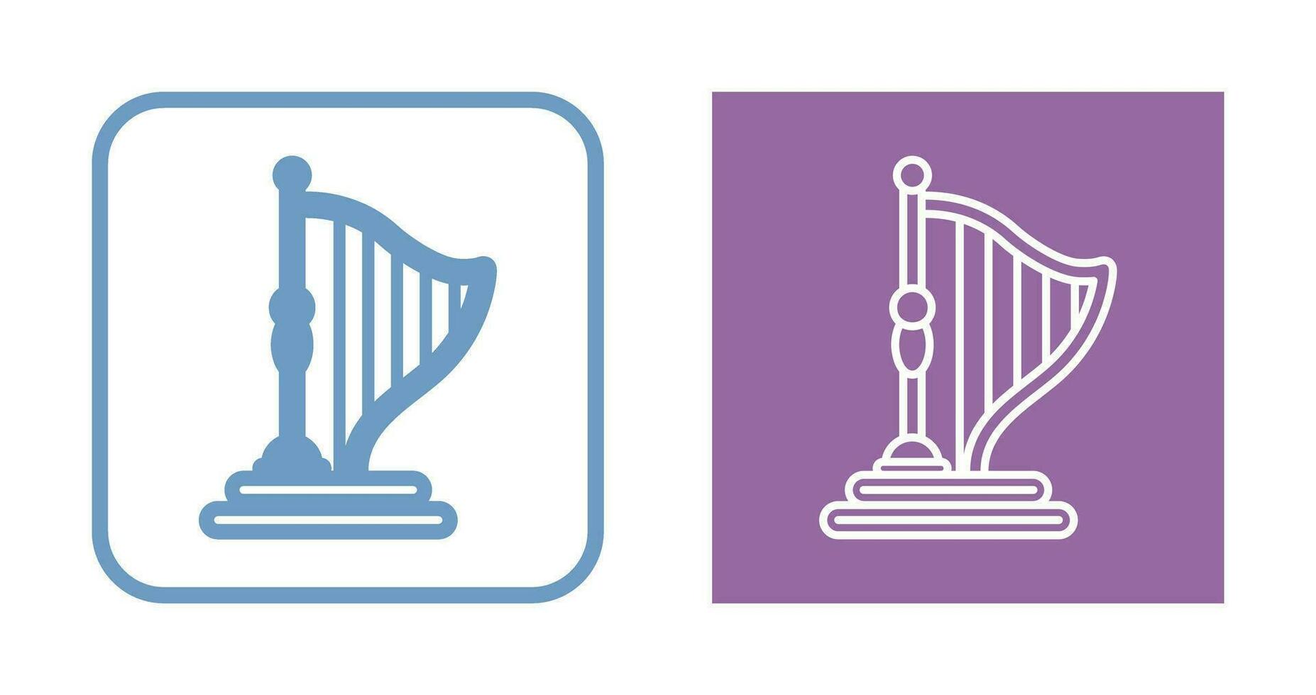 Harp Vector Icon