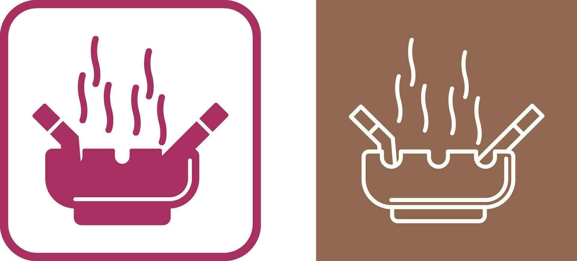 Ashtray Vector Icon