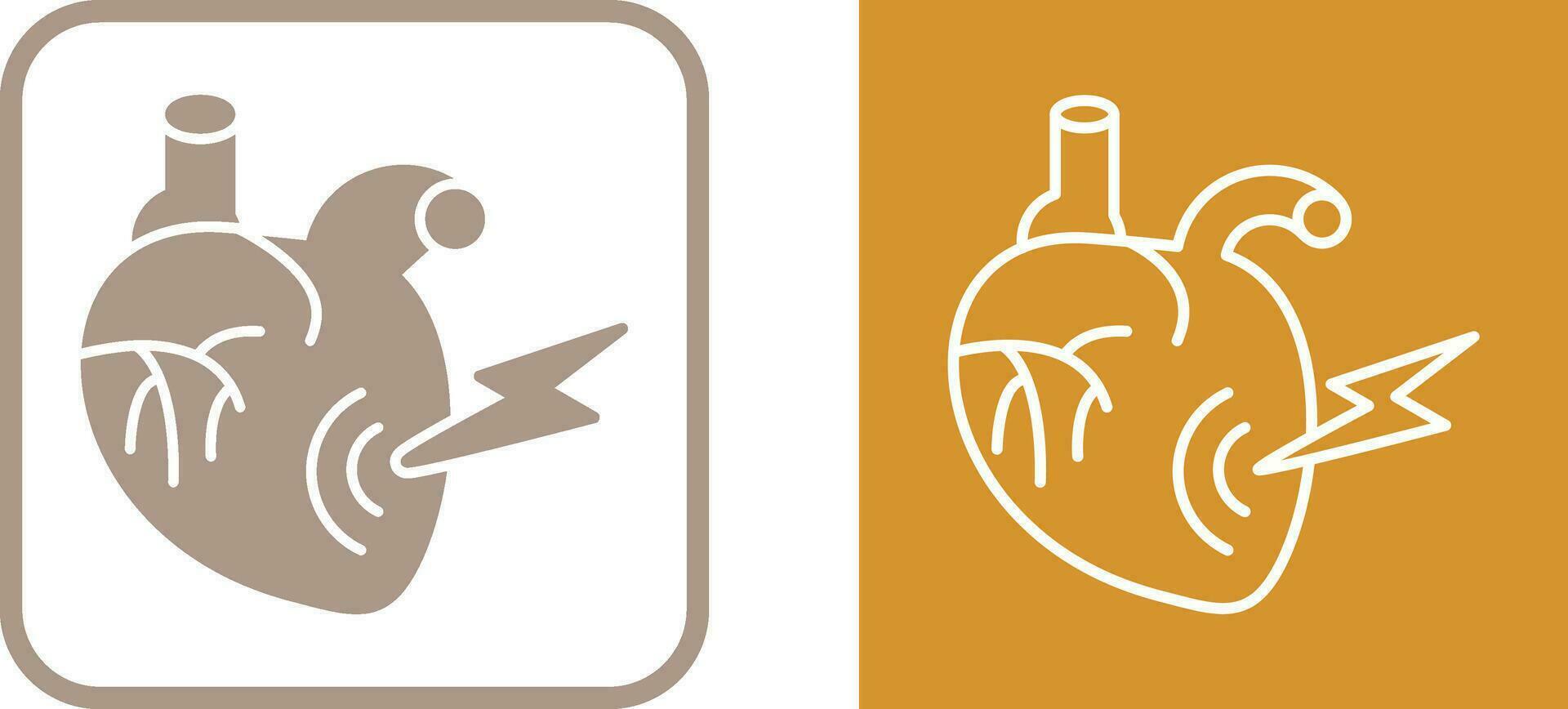 Heart Attack Vector Icon