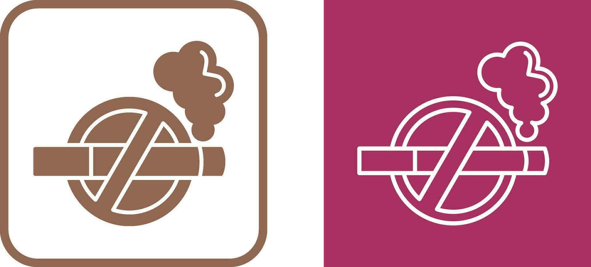 No Tobacco Vector Icon