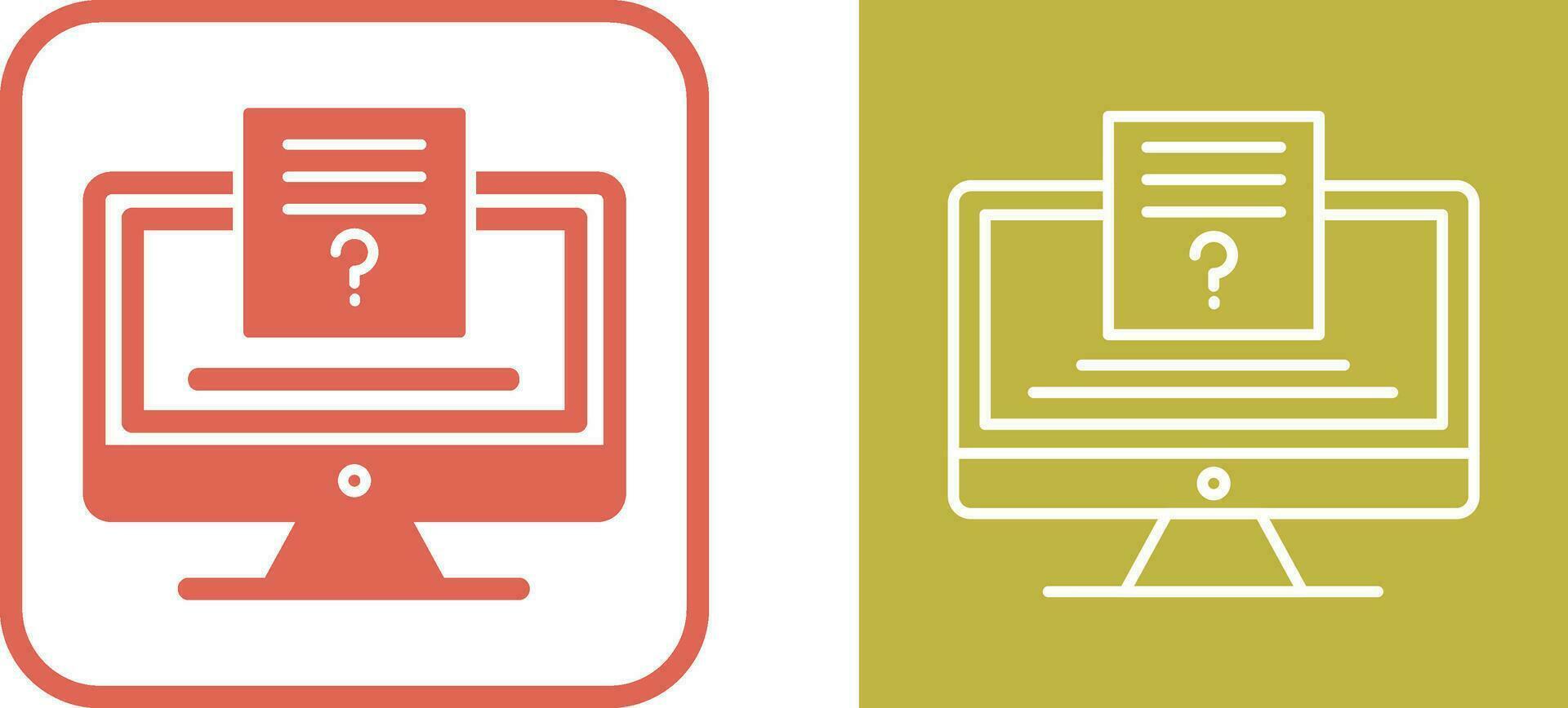 Quiz Vector Icon