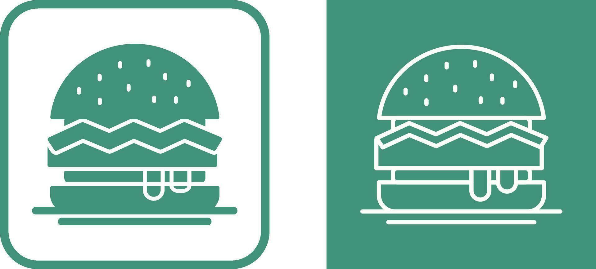 Hamburger Vector Icon
