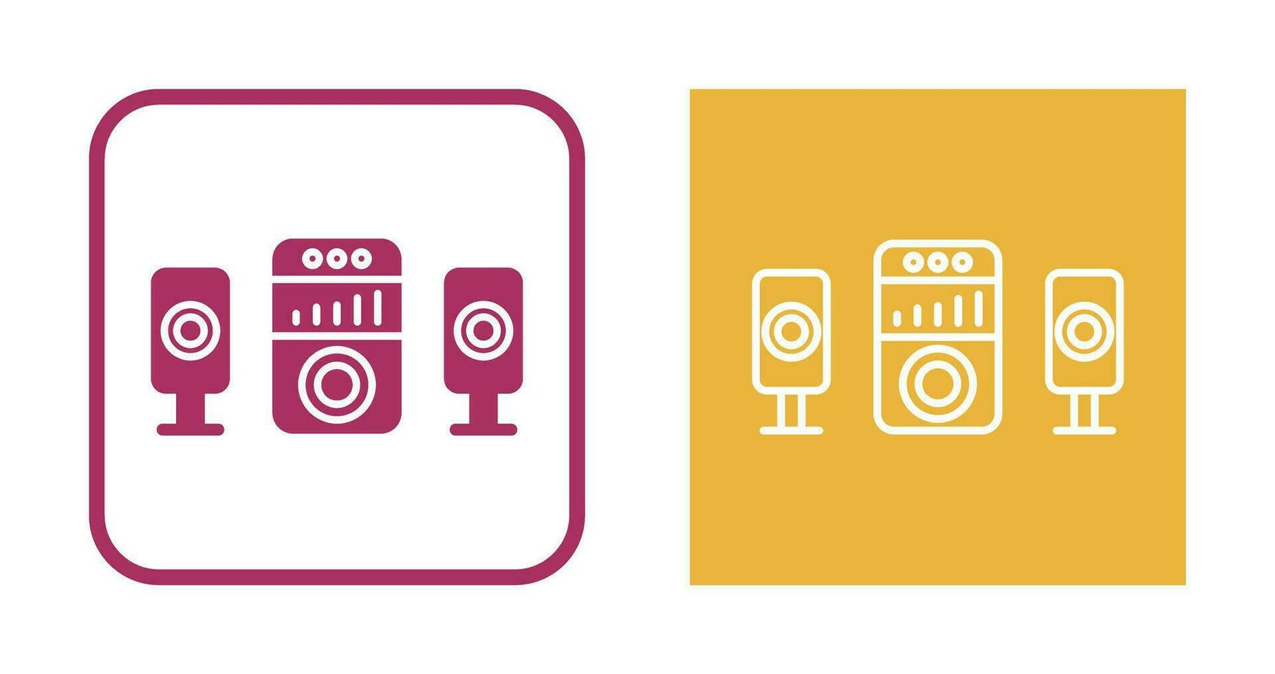Sound System Vector Icon
