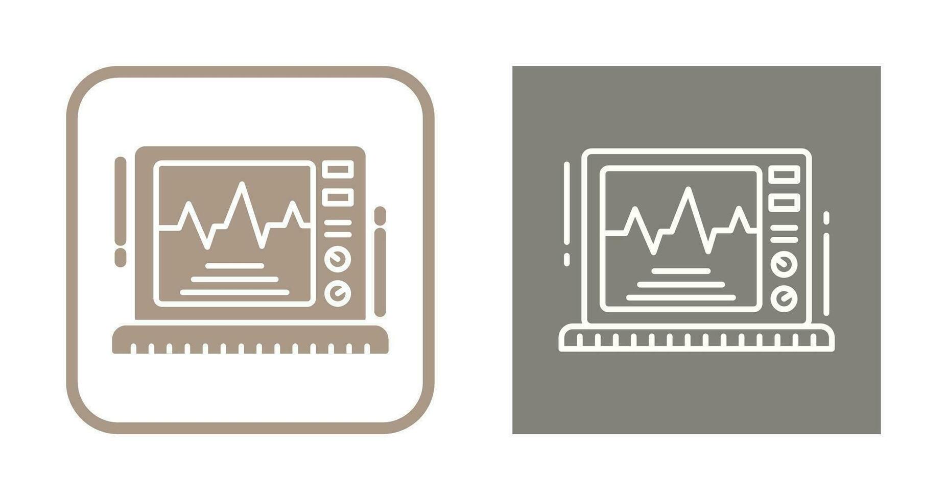 Ekg Monitor Vector Icon