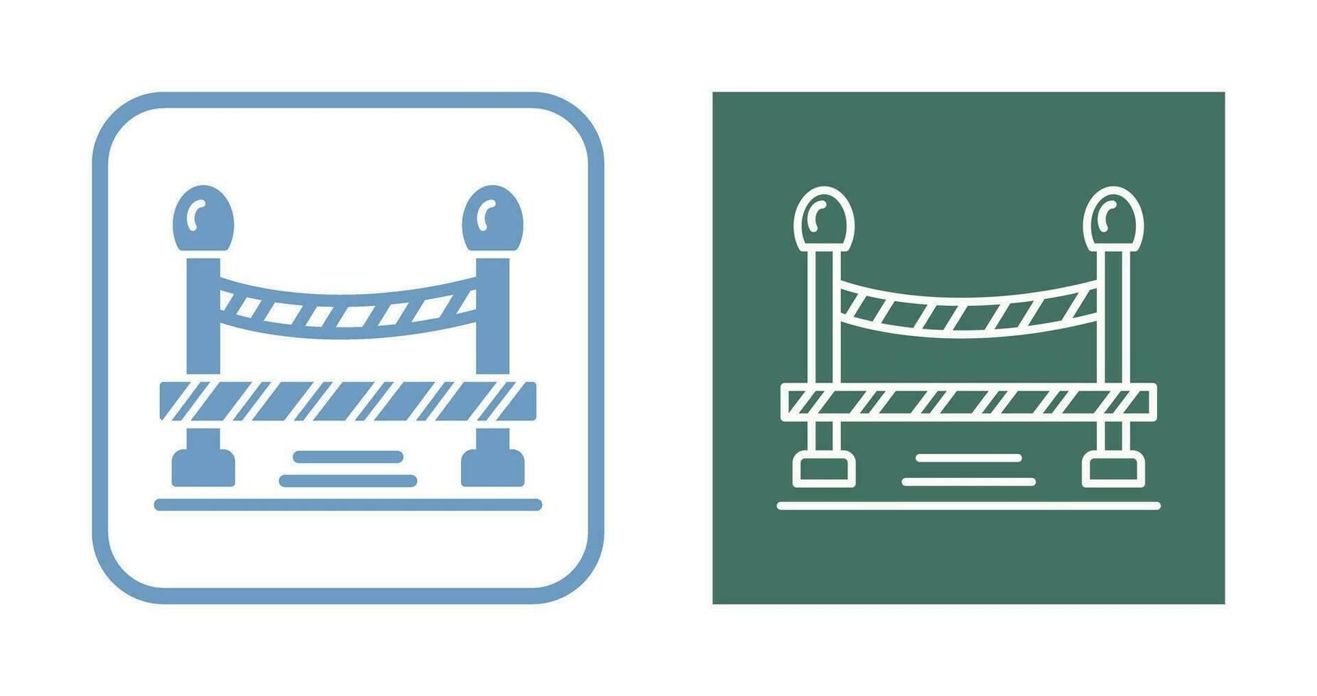 Do Not Cross Line Vector Icon