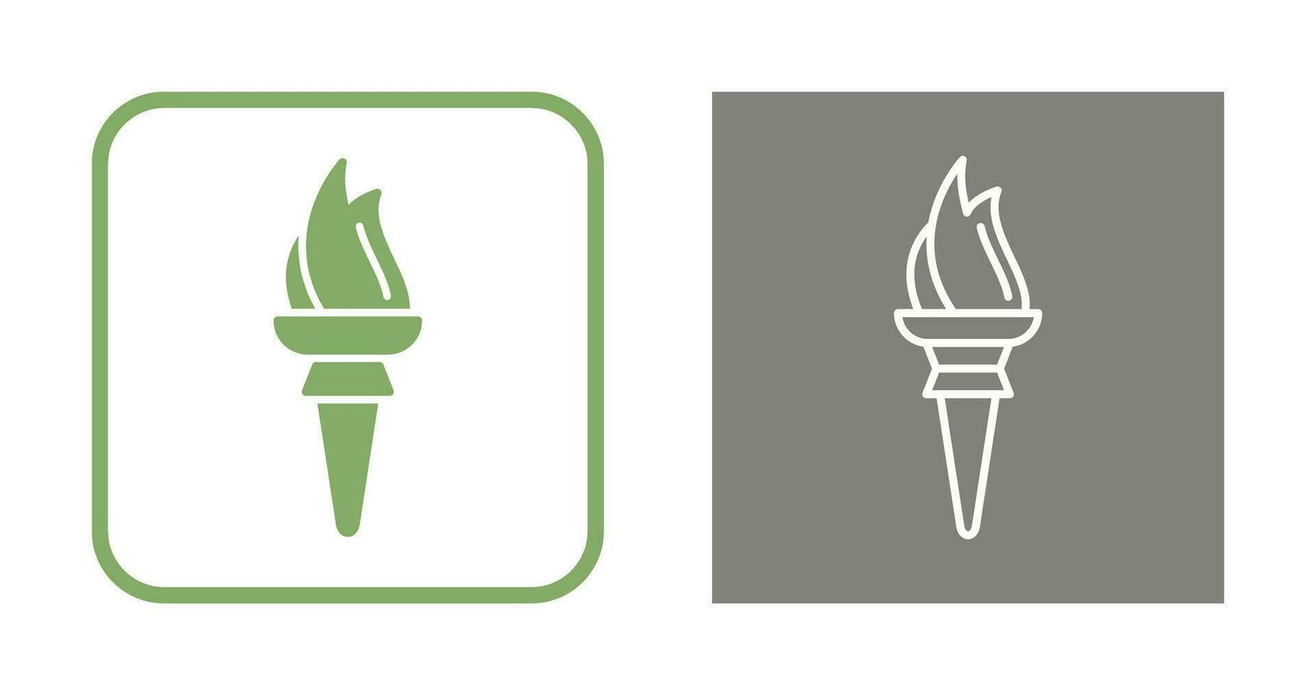Torch Vector Icon