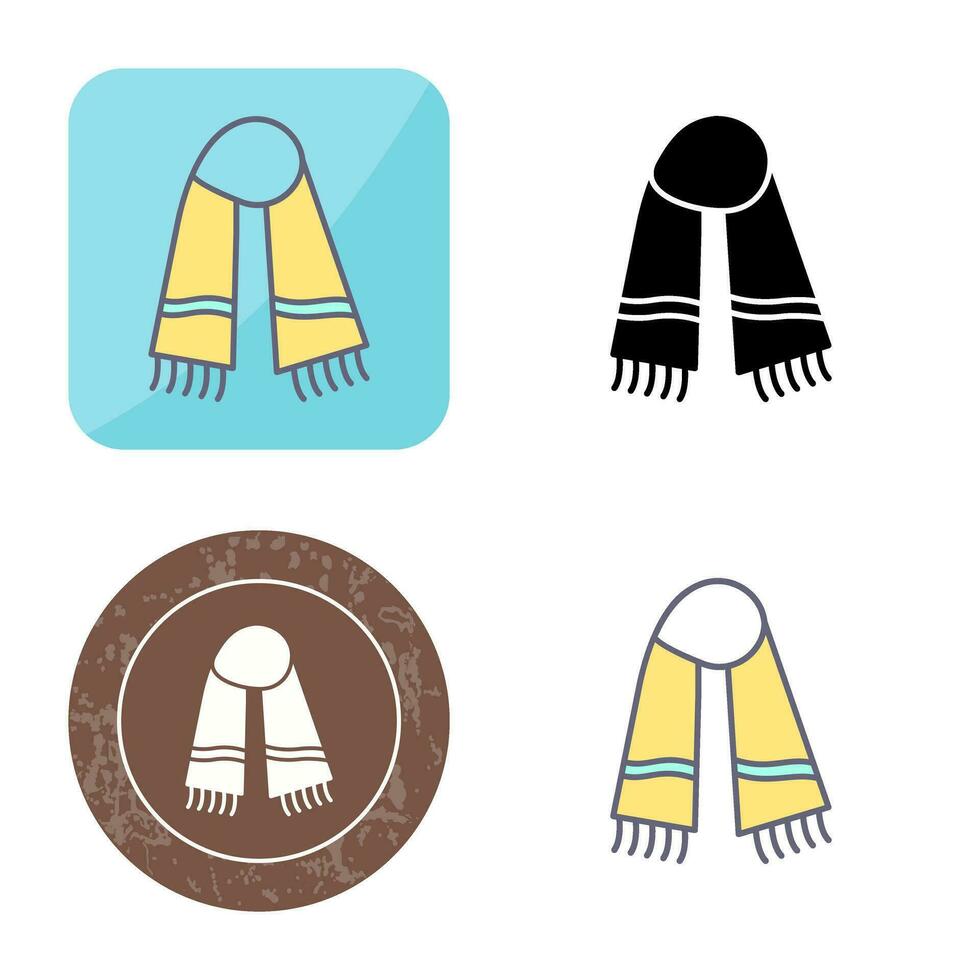 Warm Scarf Vector Icon