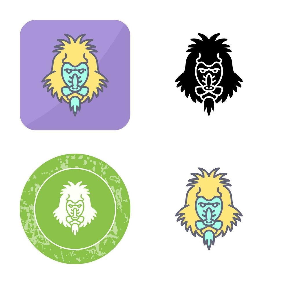 Mandrill Vector Icon