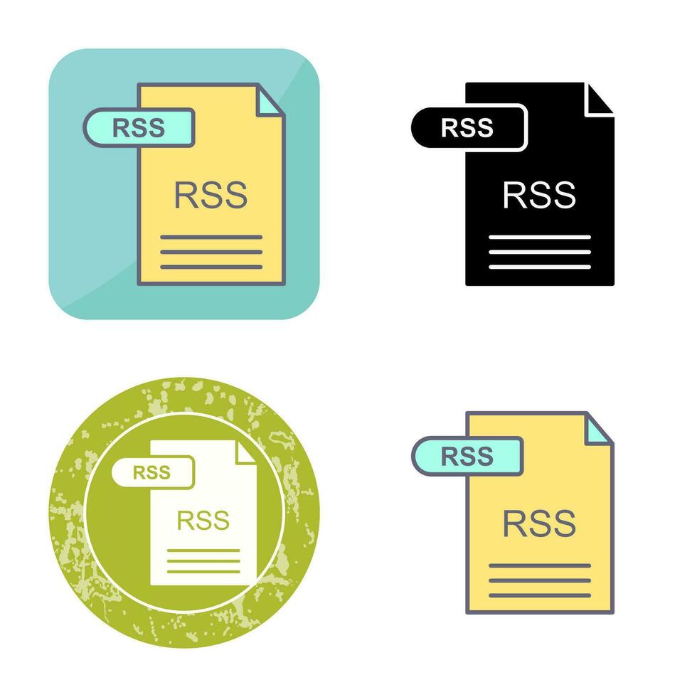 RSS Vector Icon