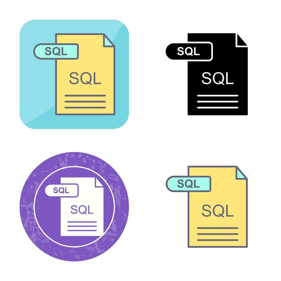 SQL Vector Icon 30441388 Vector Art at Vecteezy