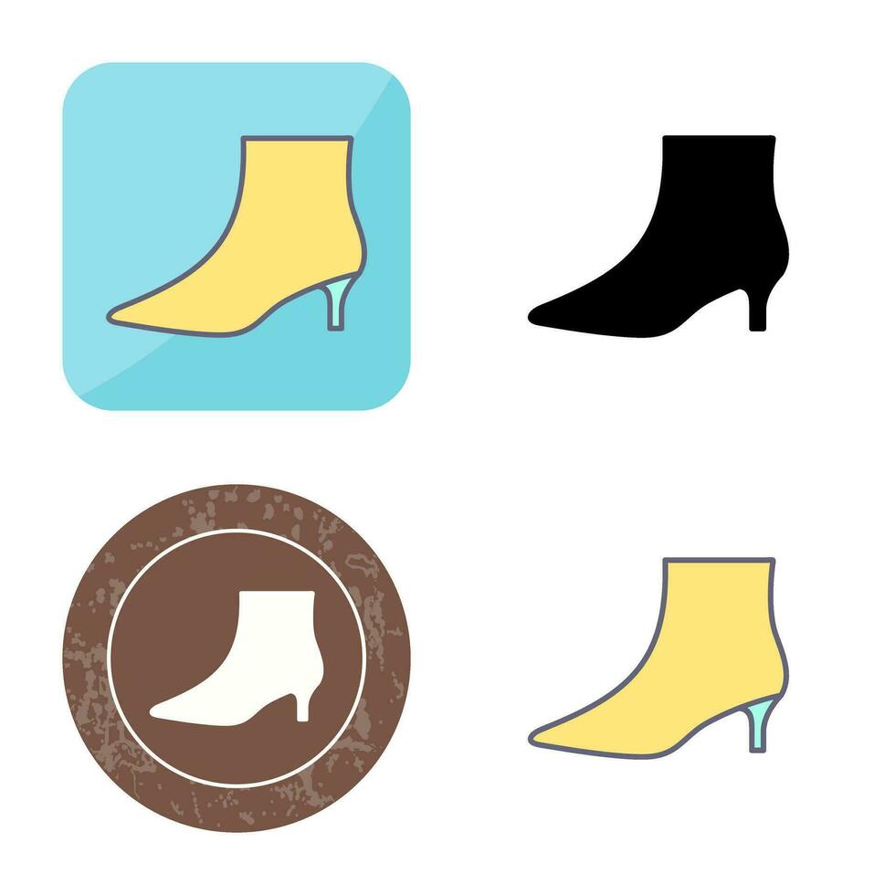 Boots with Heels Vector Icon