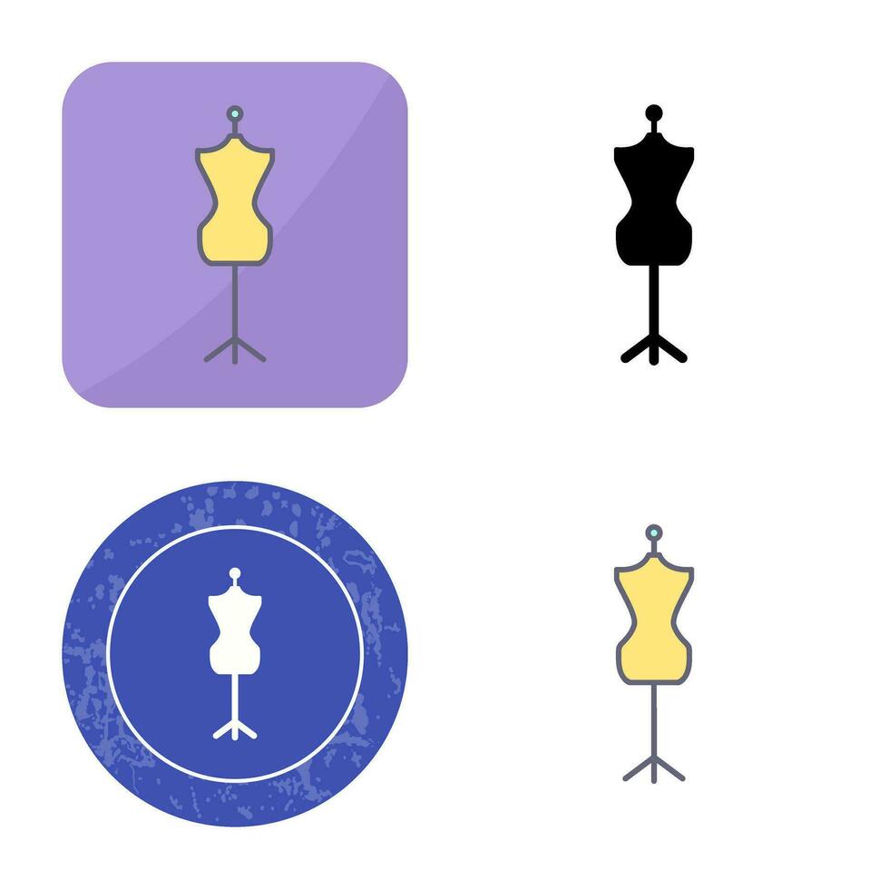 Dress Holder Vector Icon