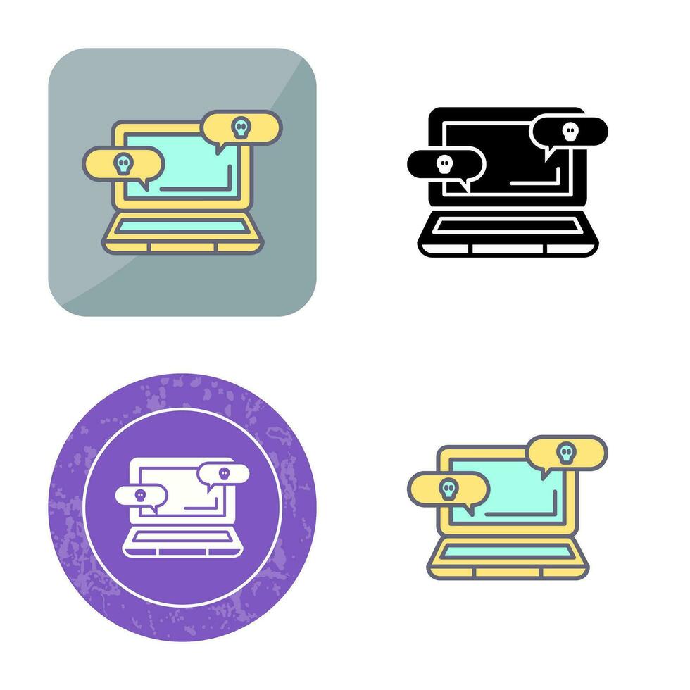 Infected Message Vector Icon