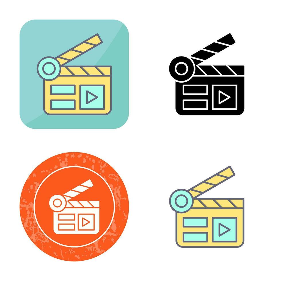 Clapper Board Vector Icon