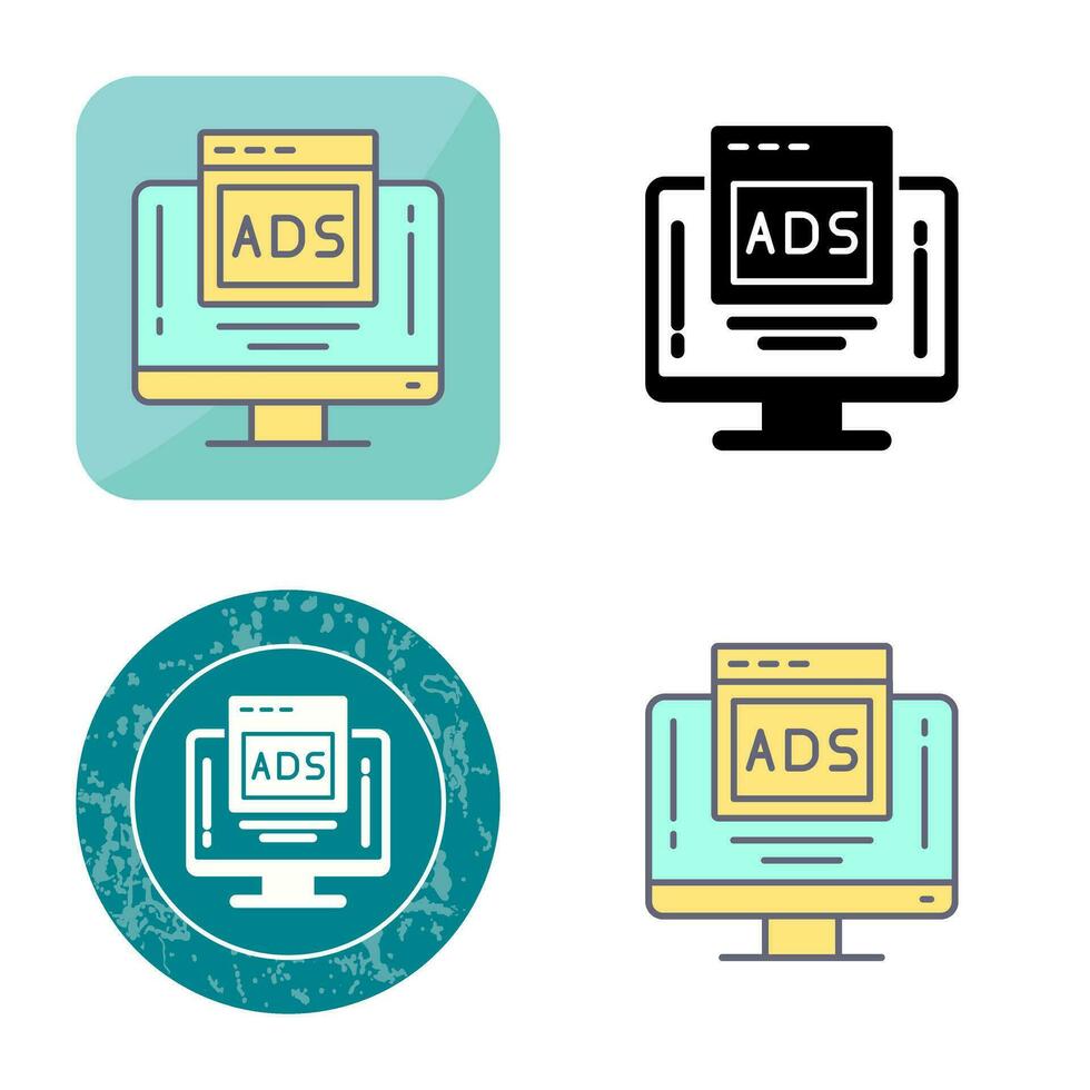 Digital Advertising Vector Icon