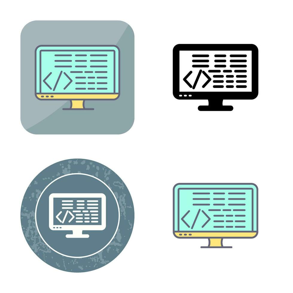 Coding Vector Icon