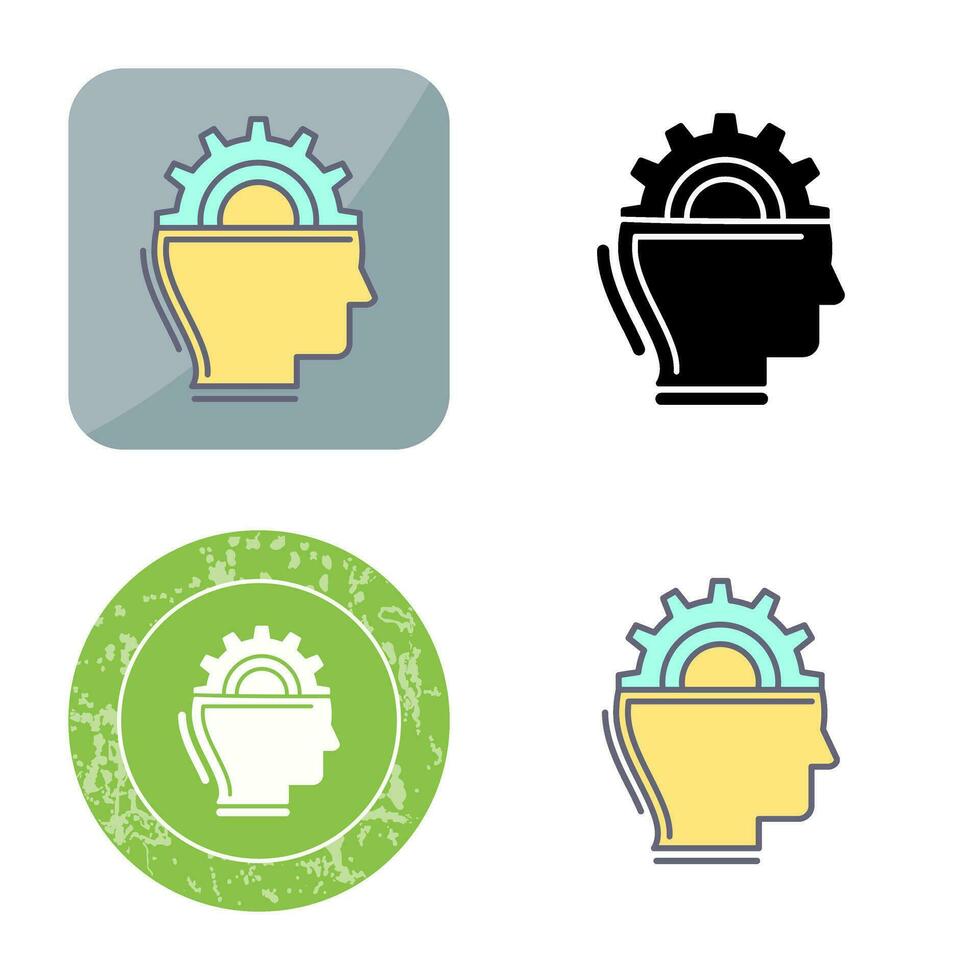 Machine Learning Vector Icon