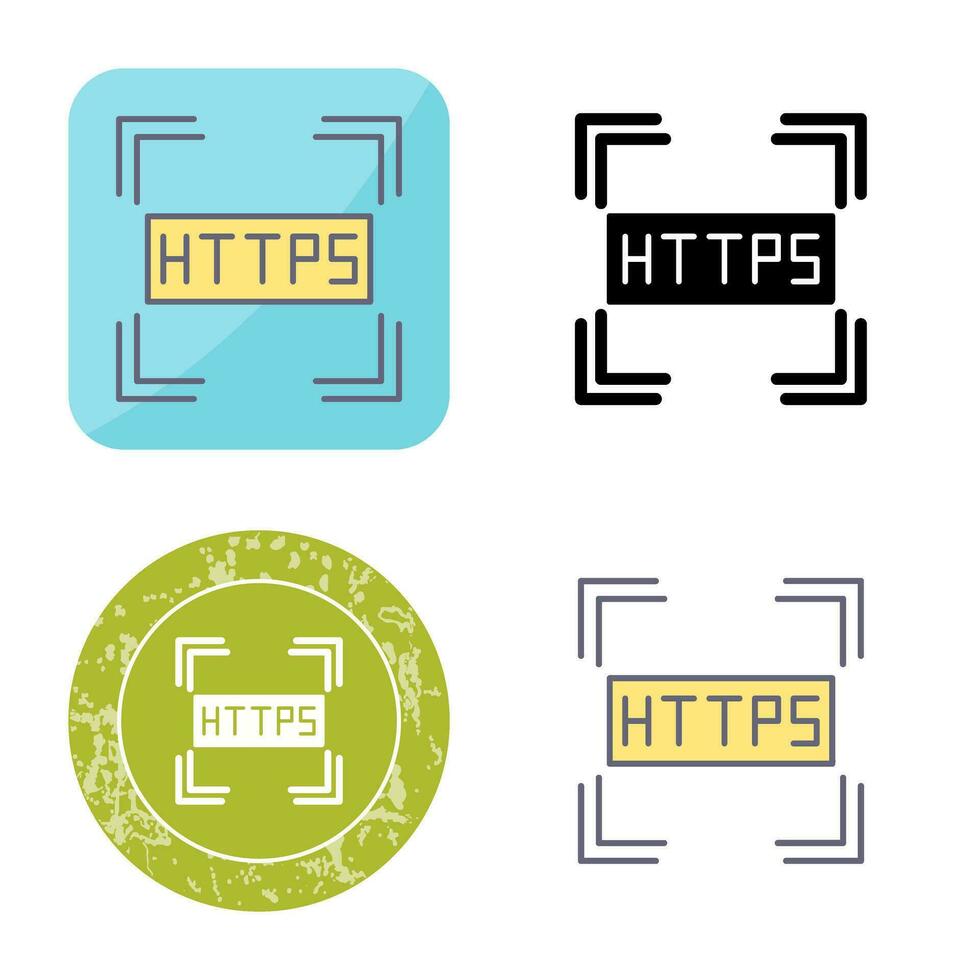 icono de vector de https