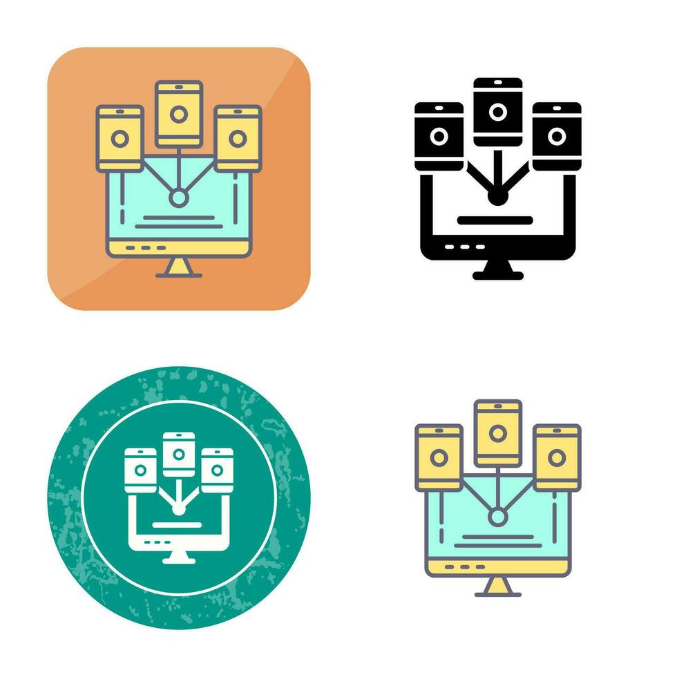 Computer Networks Vector Icon