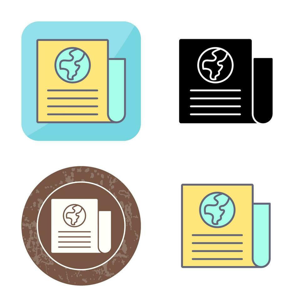 Newspaper Vector Icon