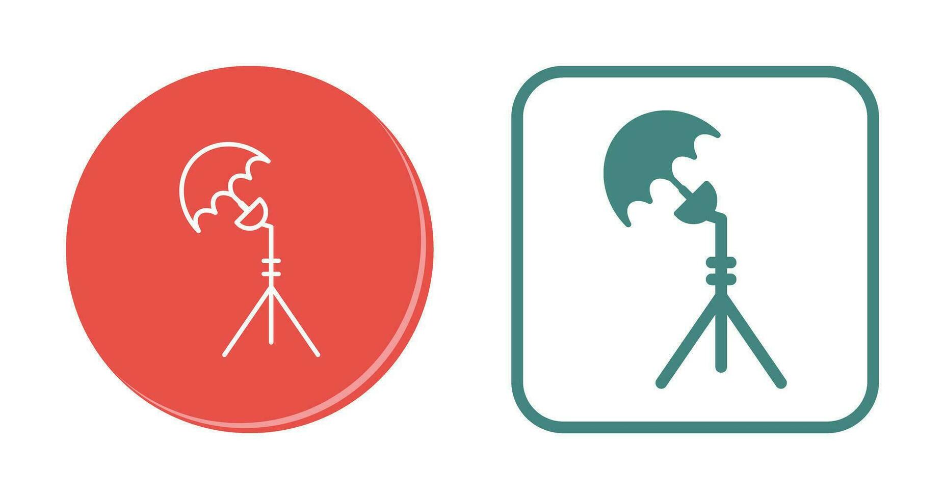 Unique Light Stand Vector Icon