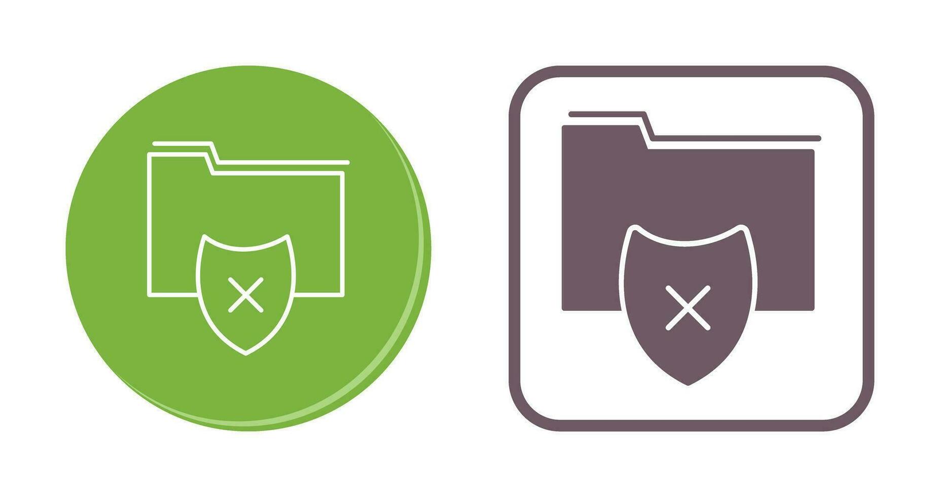 Vulnerable Folder Vector Icon