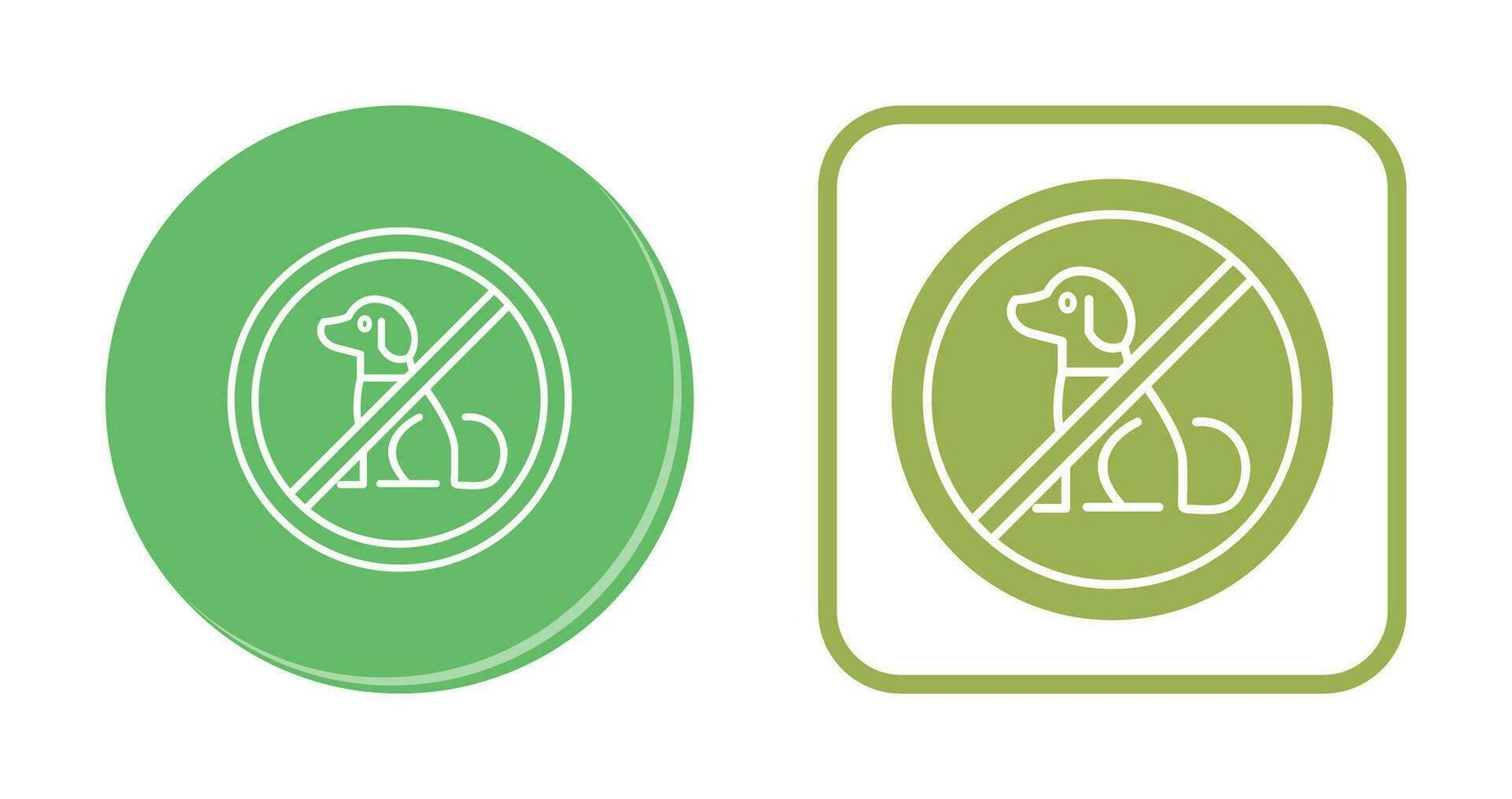No Pets Vector Icon