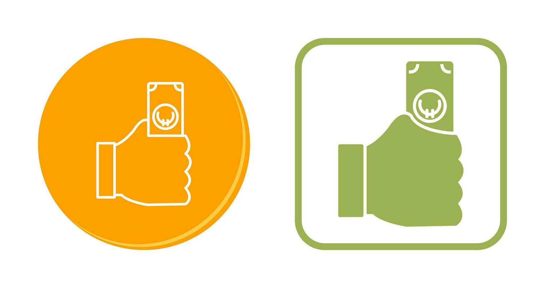 Unique Cash Vector Icon