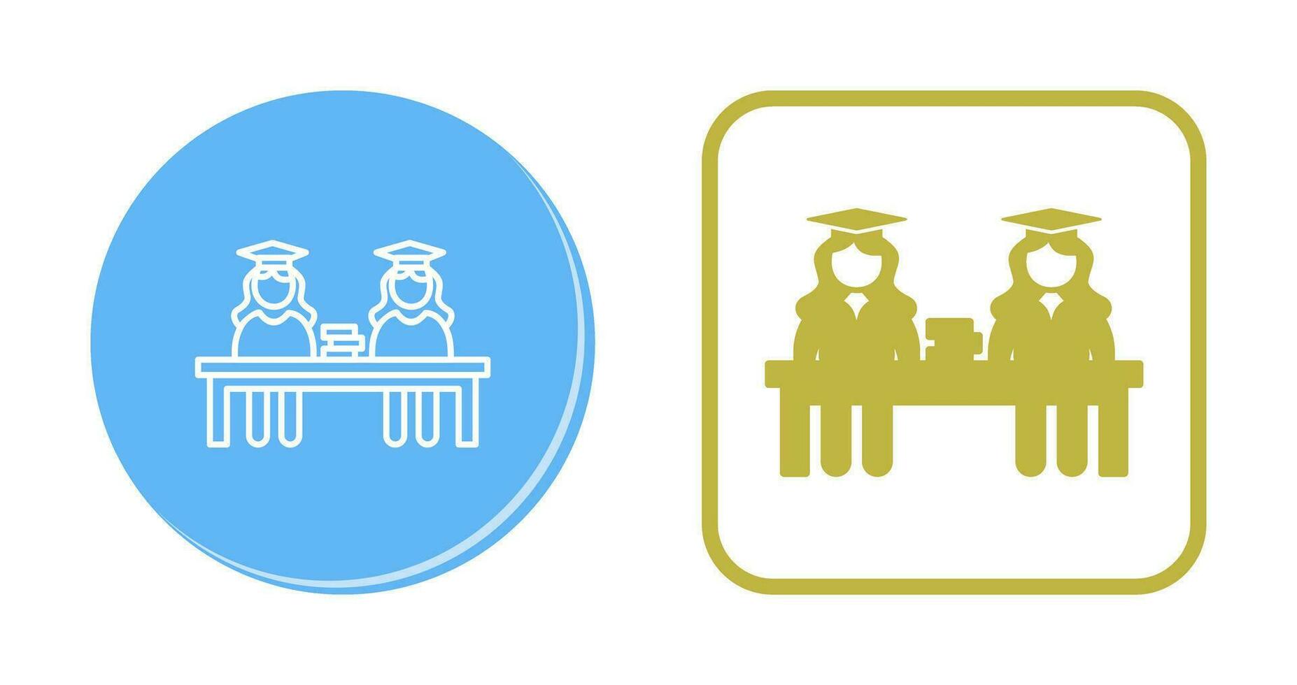 Unique Combined Study Vector Icon