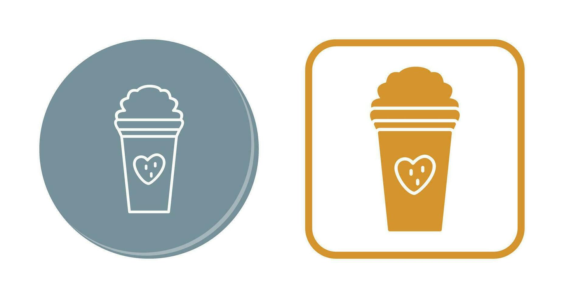 Unique Strawberry Milkshake Vector Icon