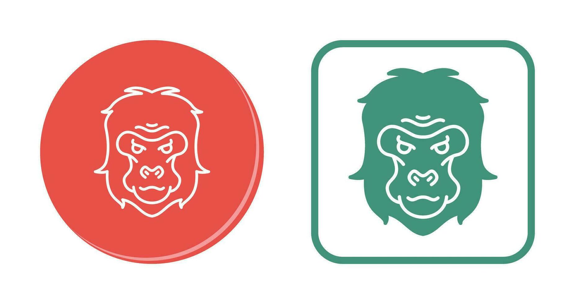 Gorilla Vector Icon