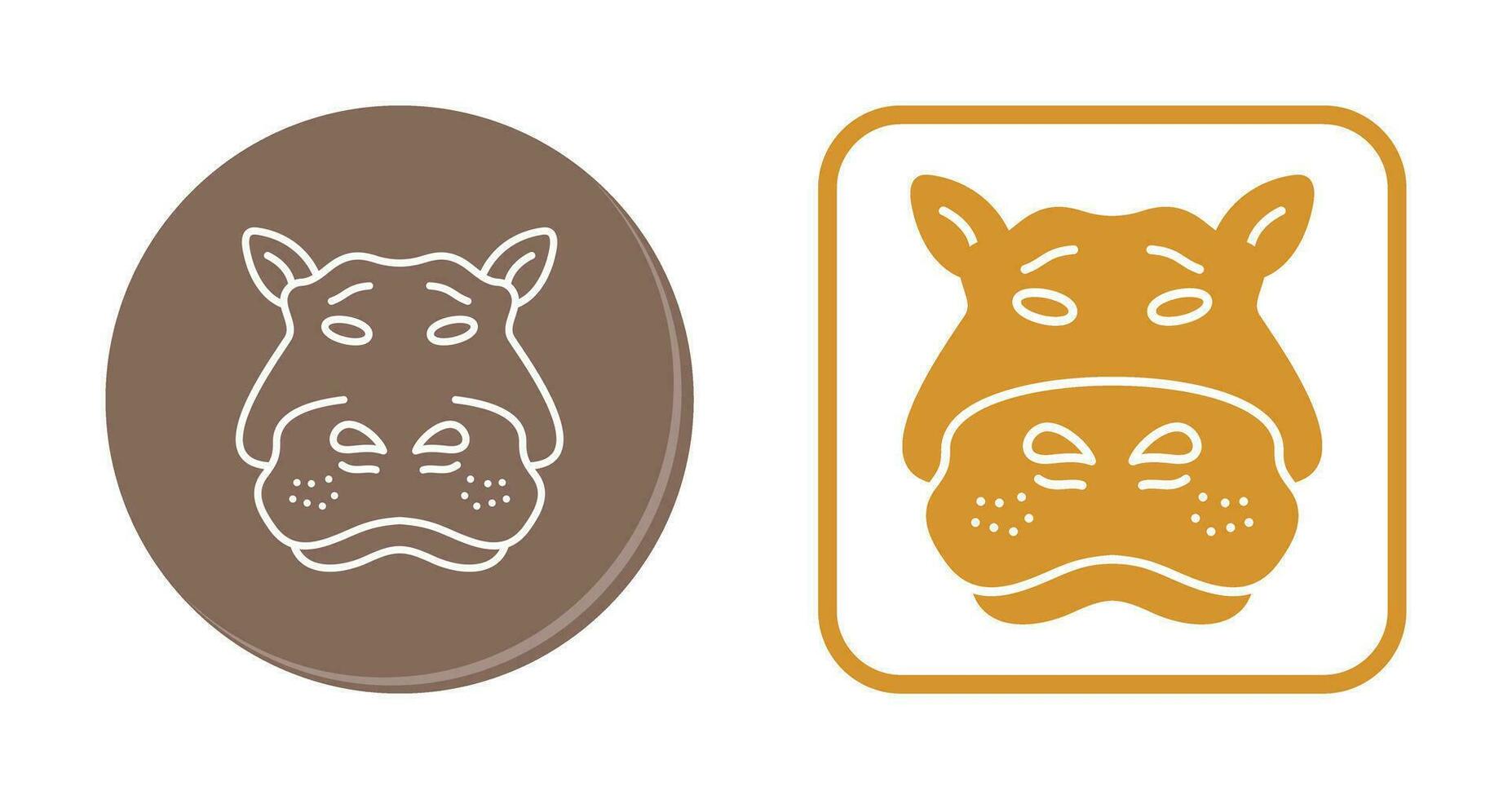 Hippo Vector Icon