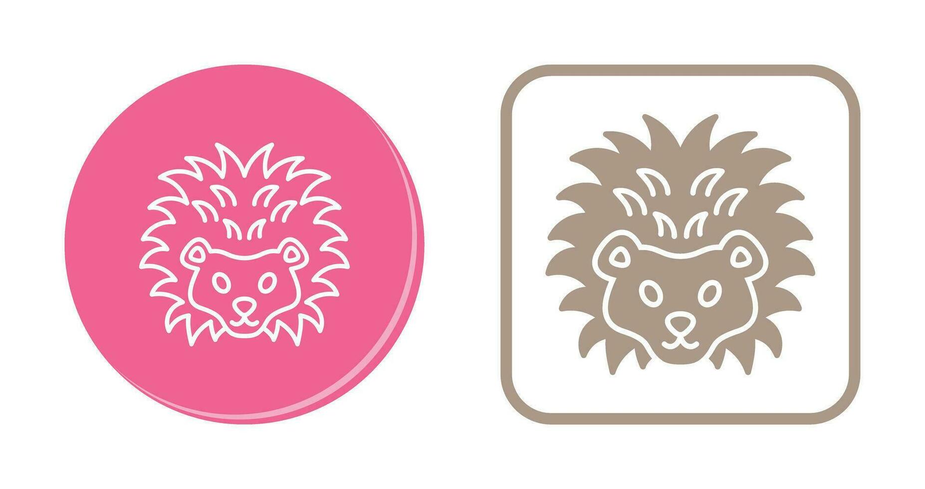 Hedgehog Vector Icon
