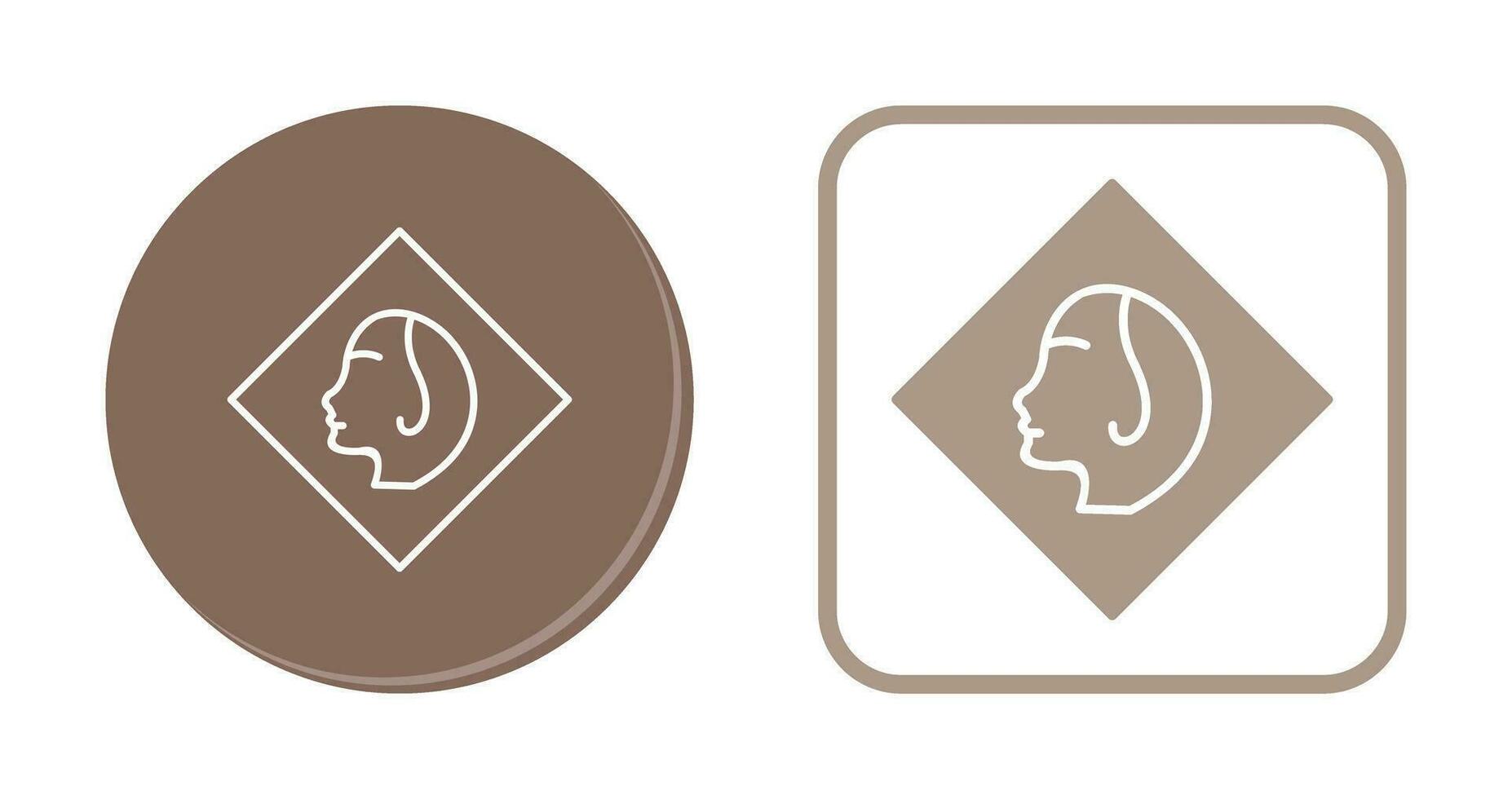 Painting of Woman Vector Icon