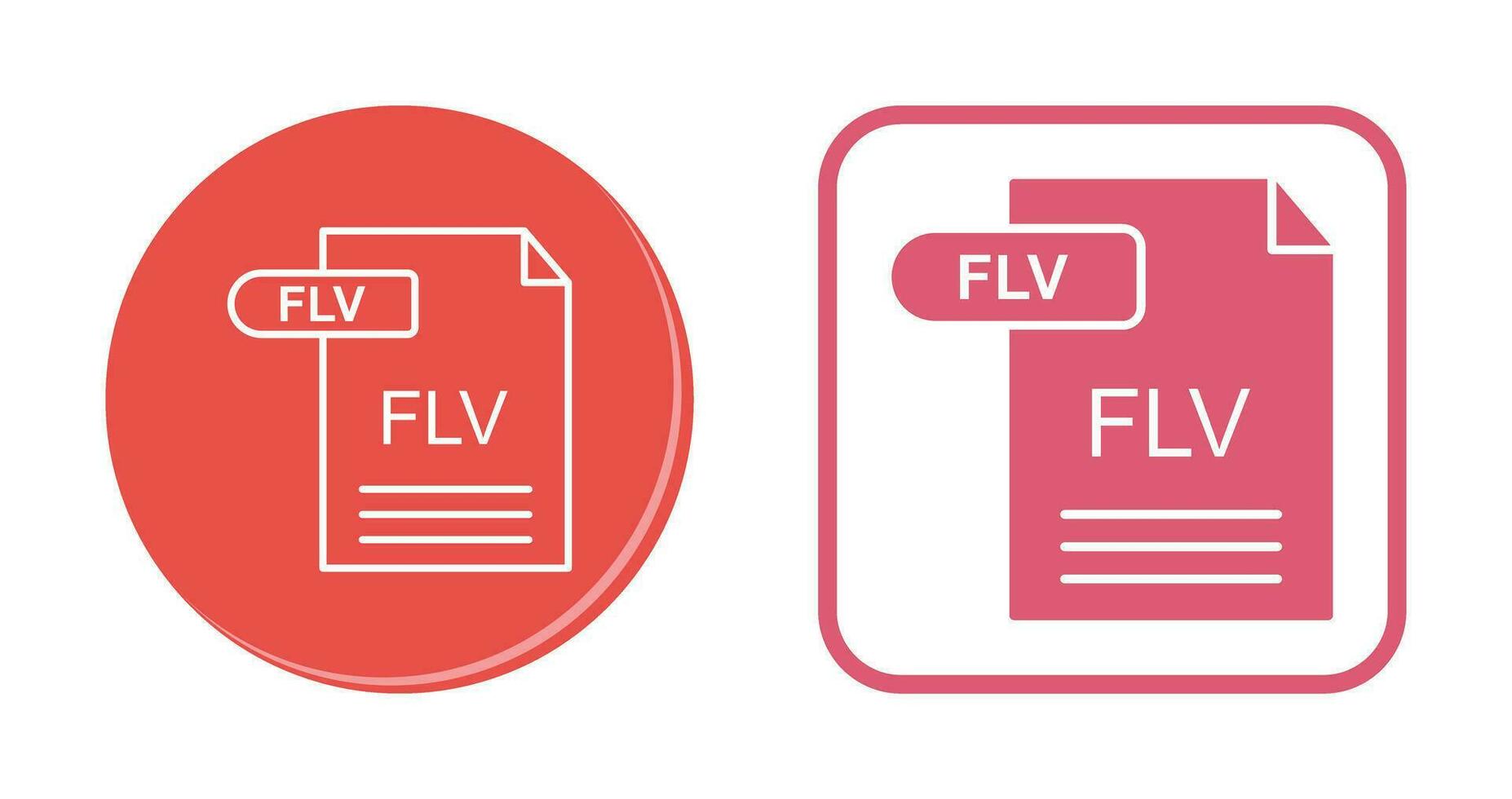 FLV Vector Icon