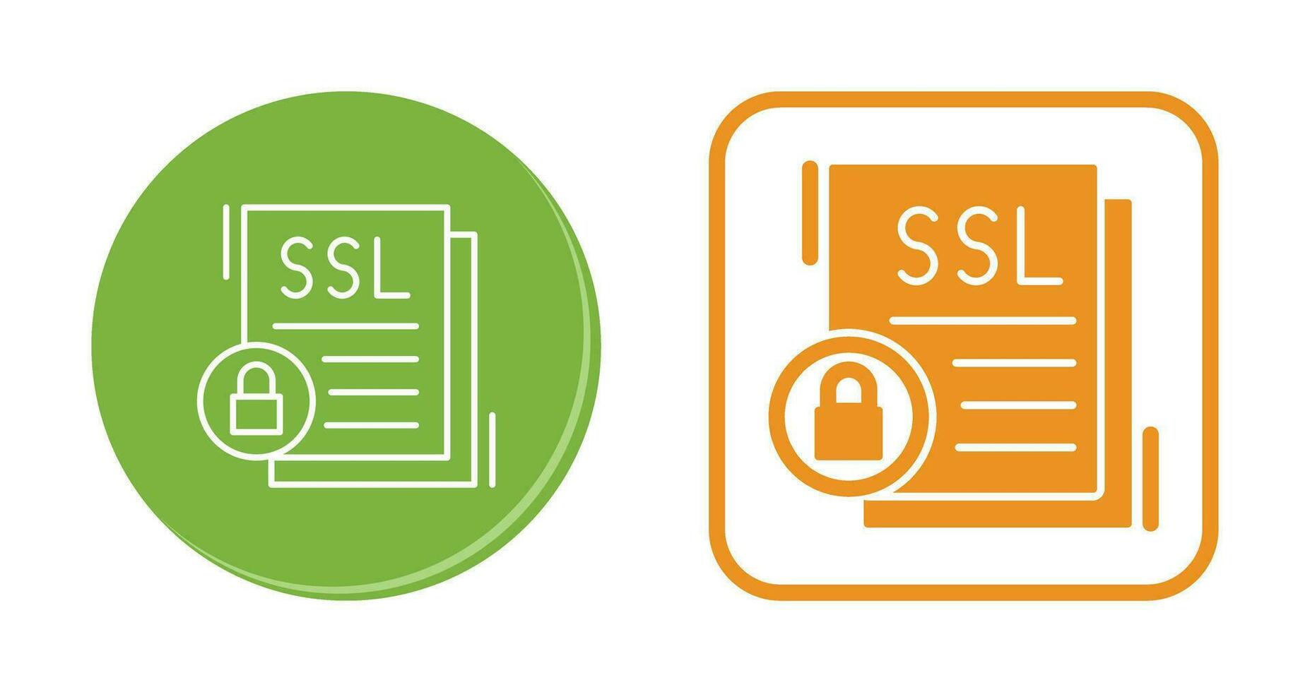 icono de vector de ssl