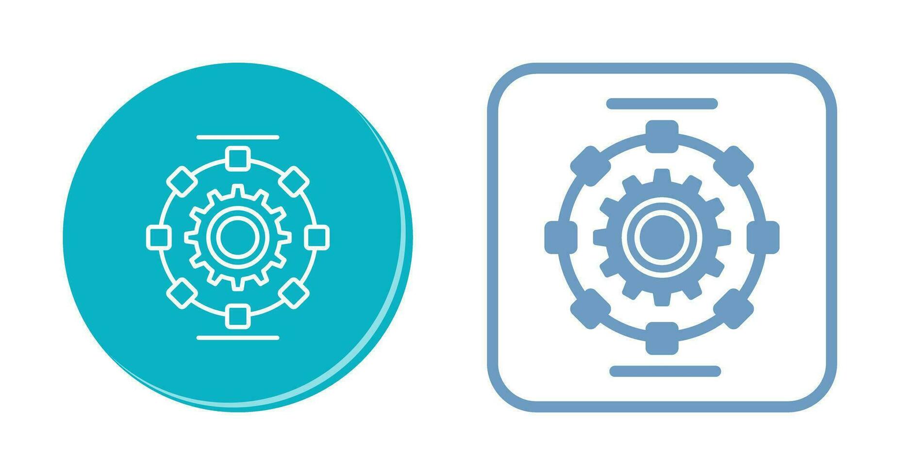 Automated Process Vector Icon