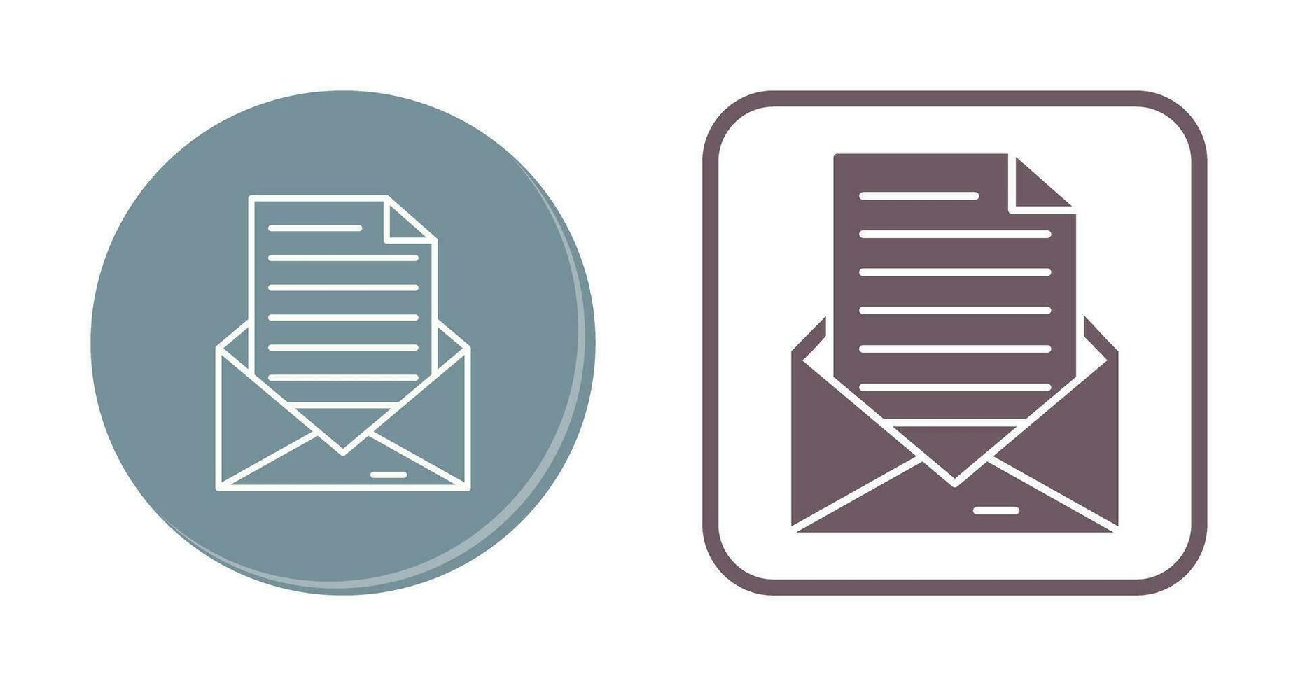 icono de vector de correo