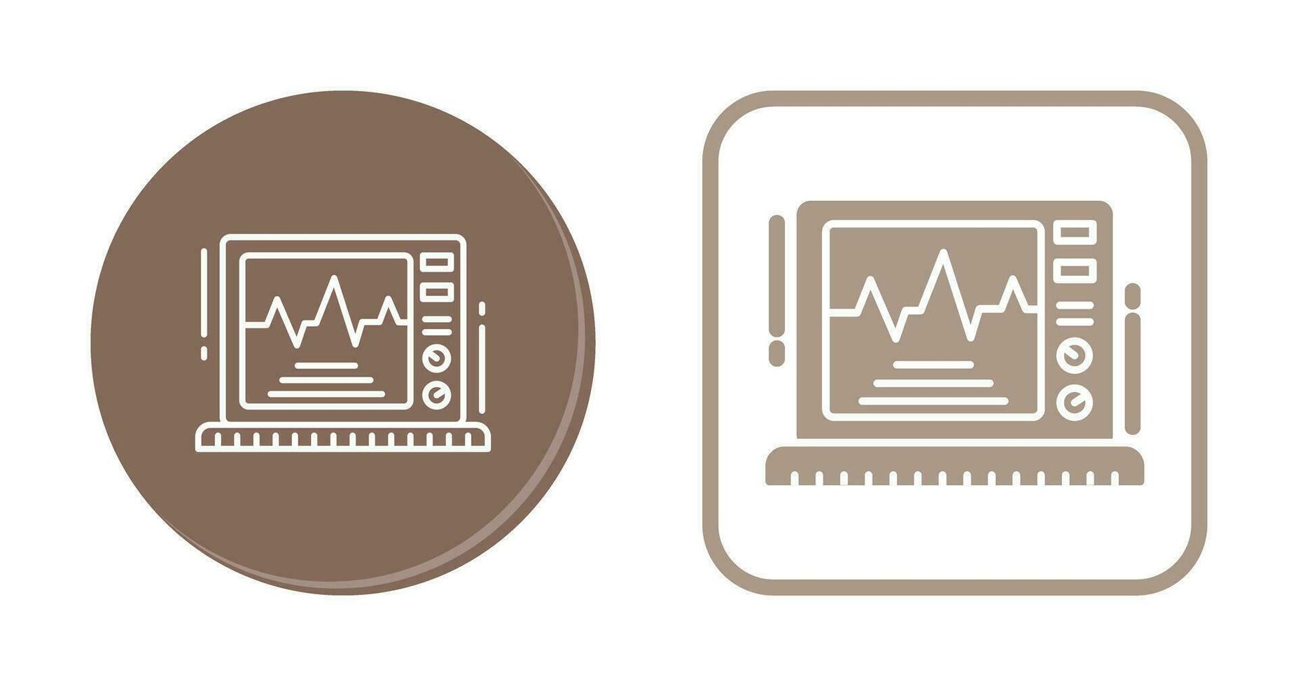 Ekg Monitor Vector Icon