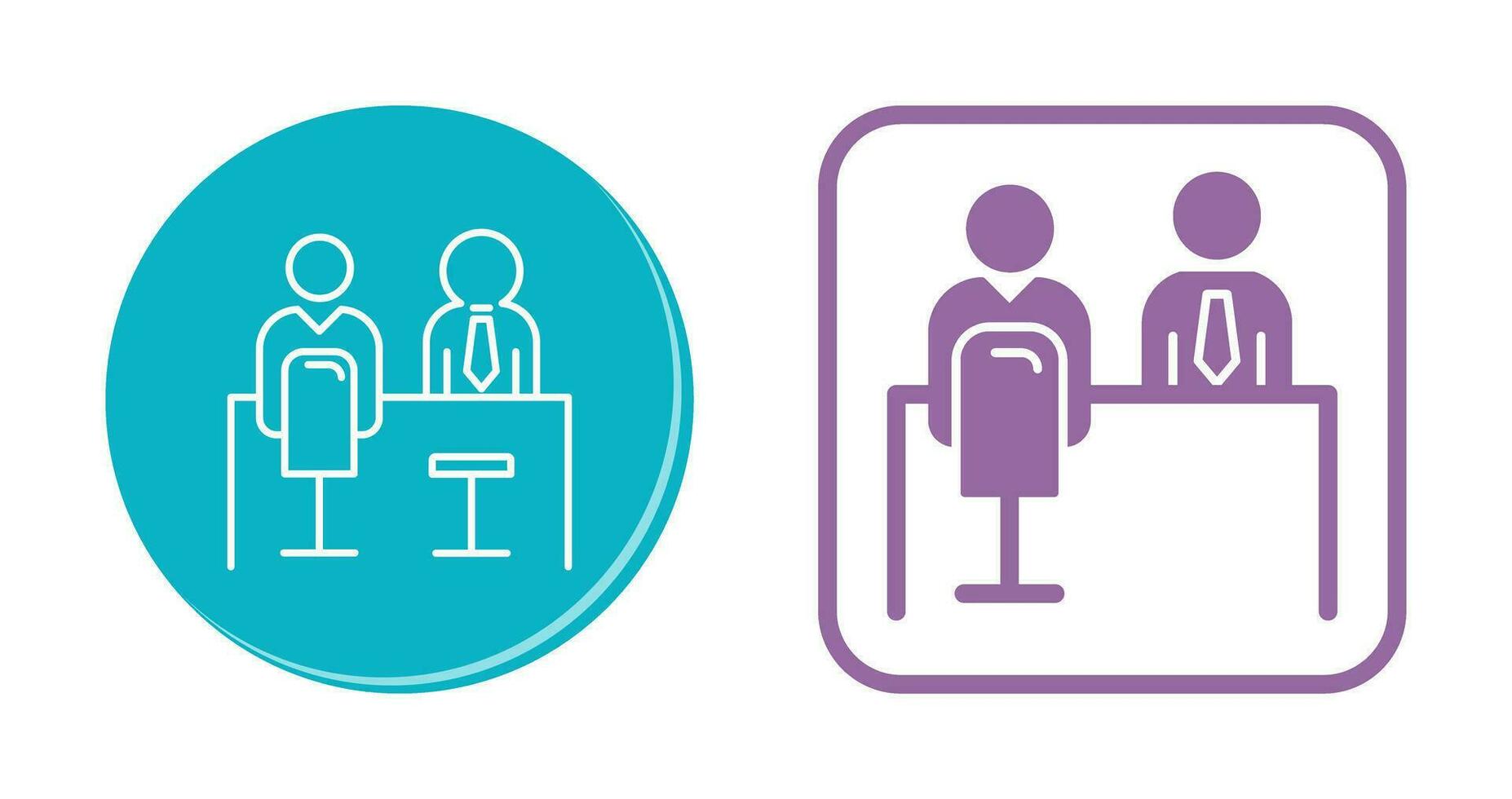 Employee Interview Vector Icon