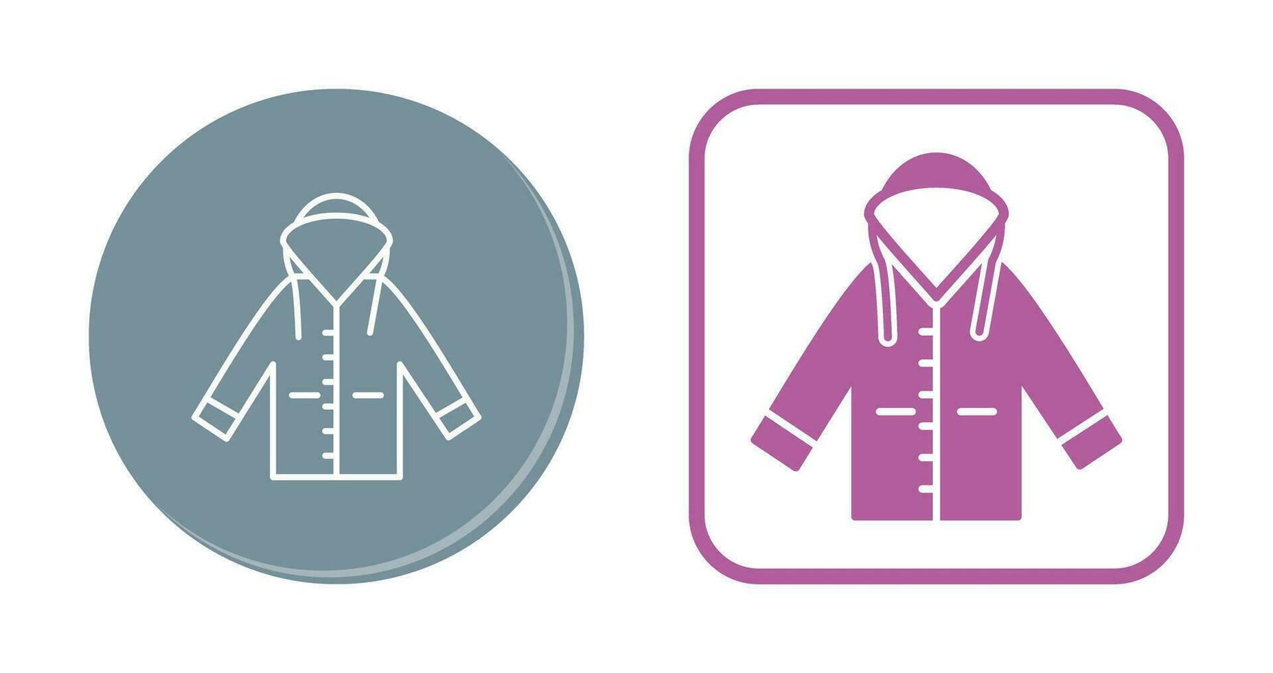 Raincoat Vector Icon