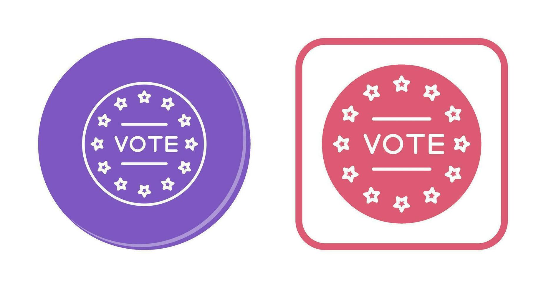 icono de vector de voto