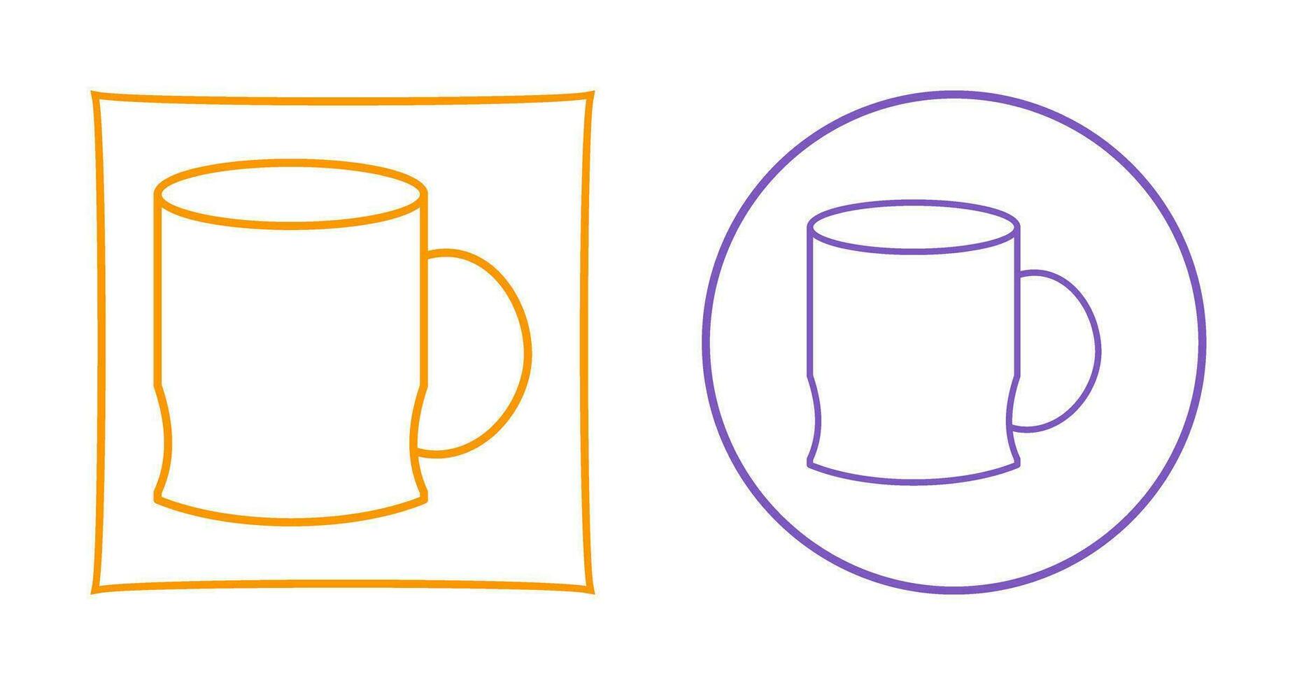 icono de vector de taza de café