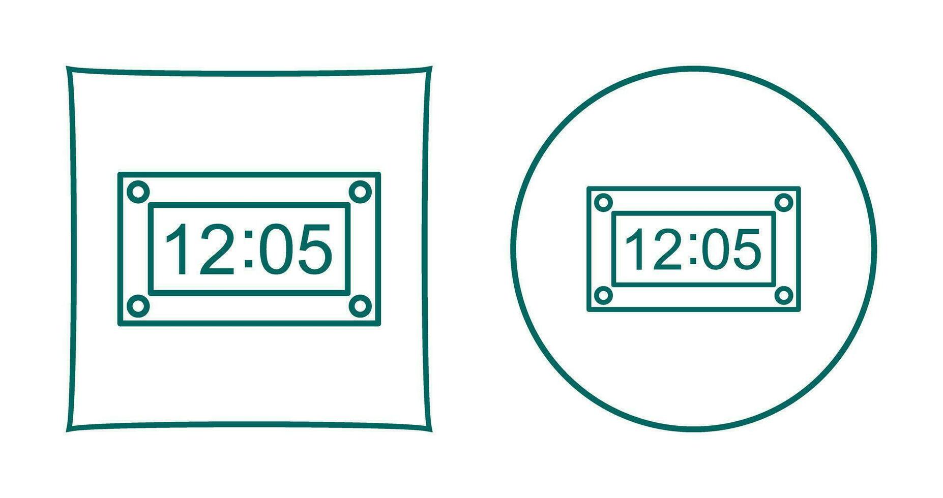 Unique Timer Vector Icon