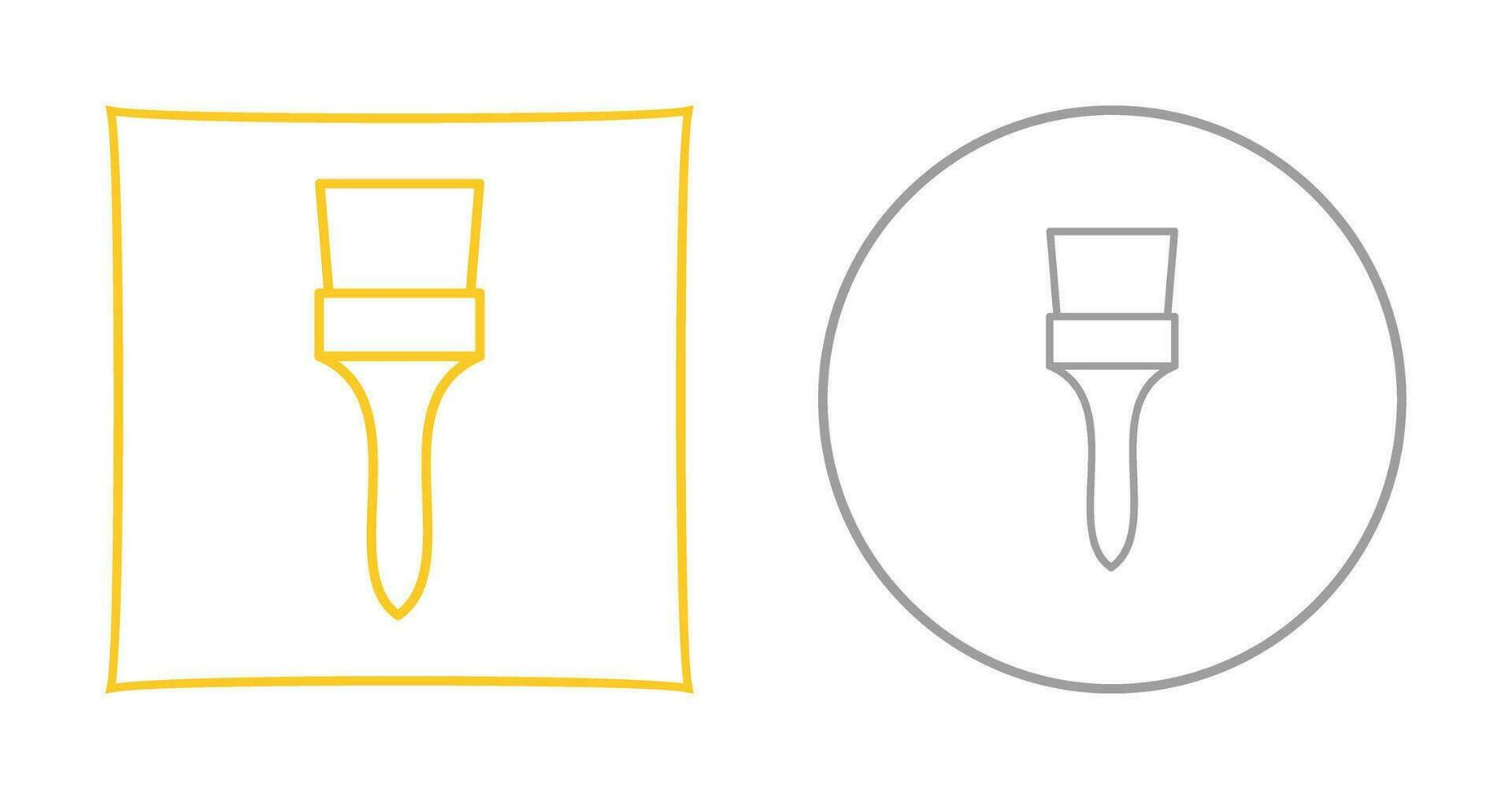 Unique Brush Vector Icon